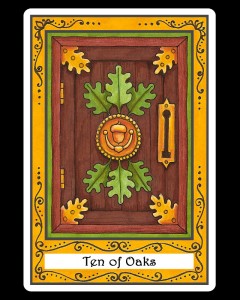 Ten of Oaks