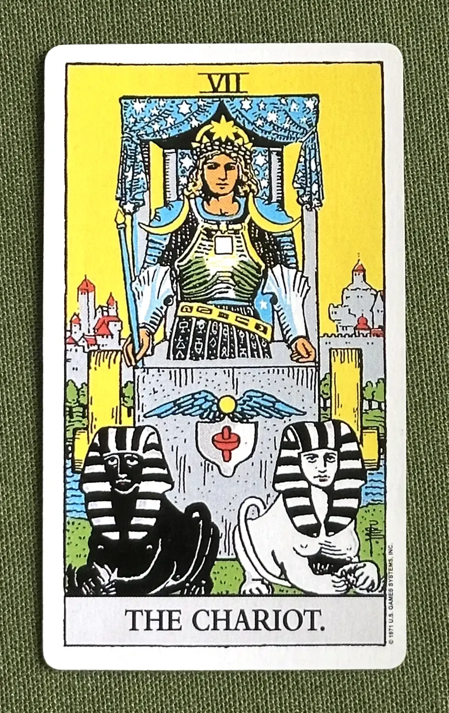 The Chariot — The Chariot from the Rider–Waite deck