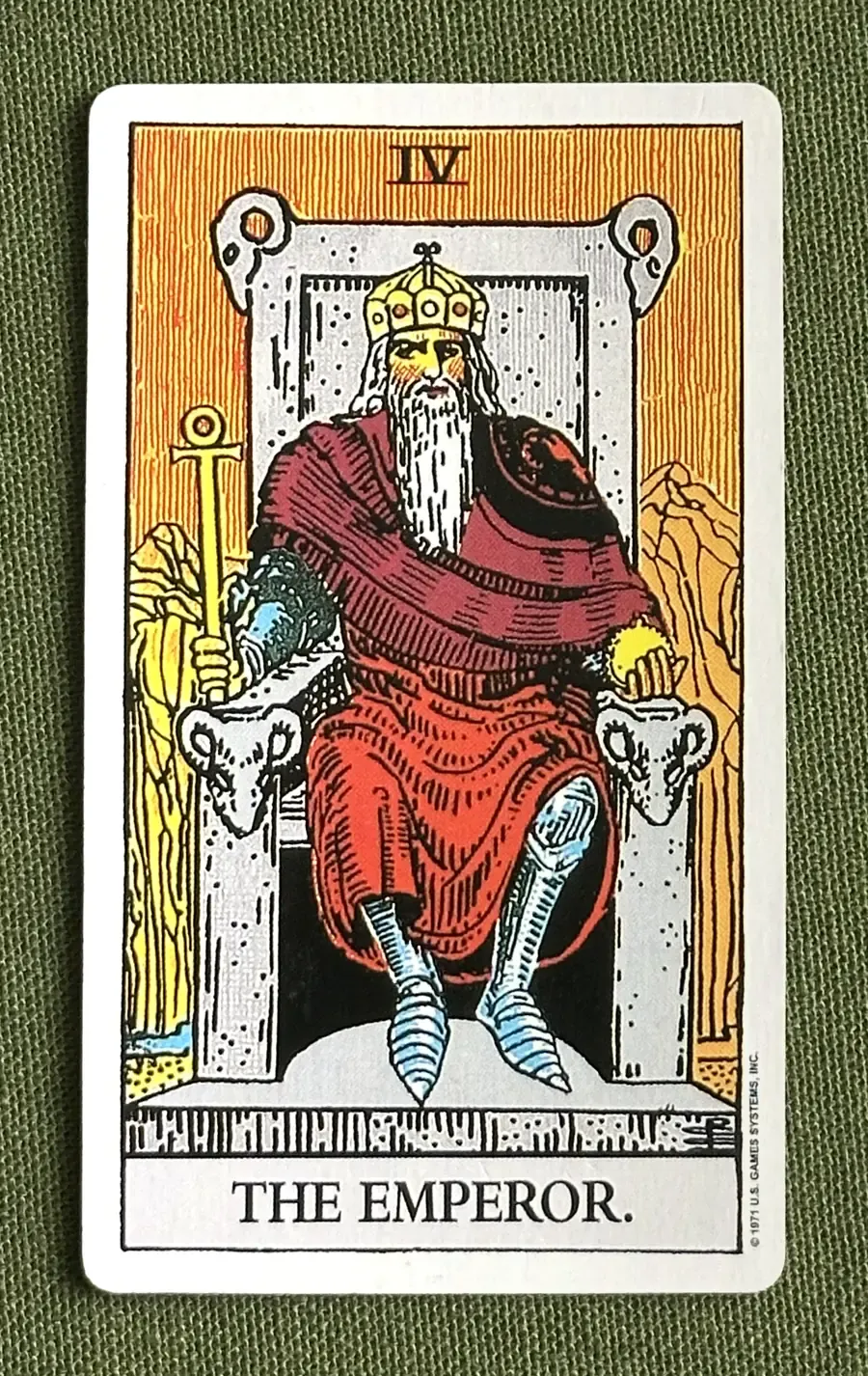 The Emperor — The Emperor from the Rider–Waite deck