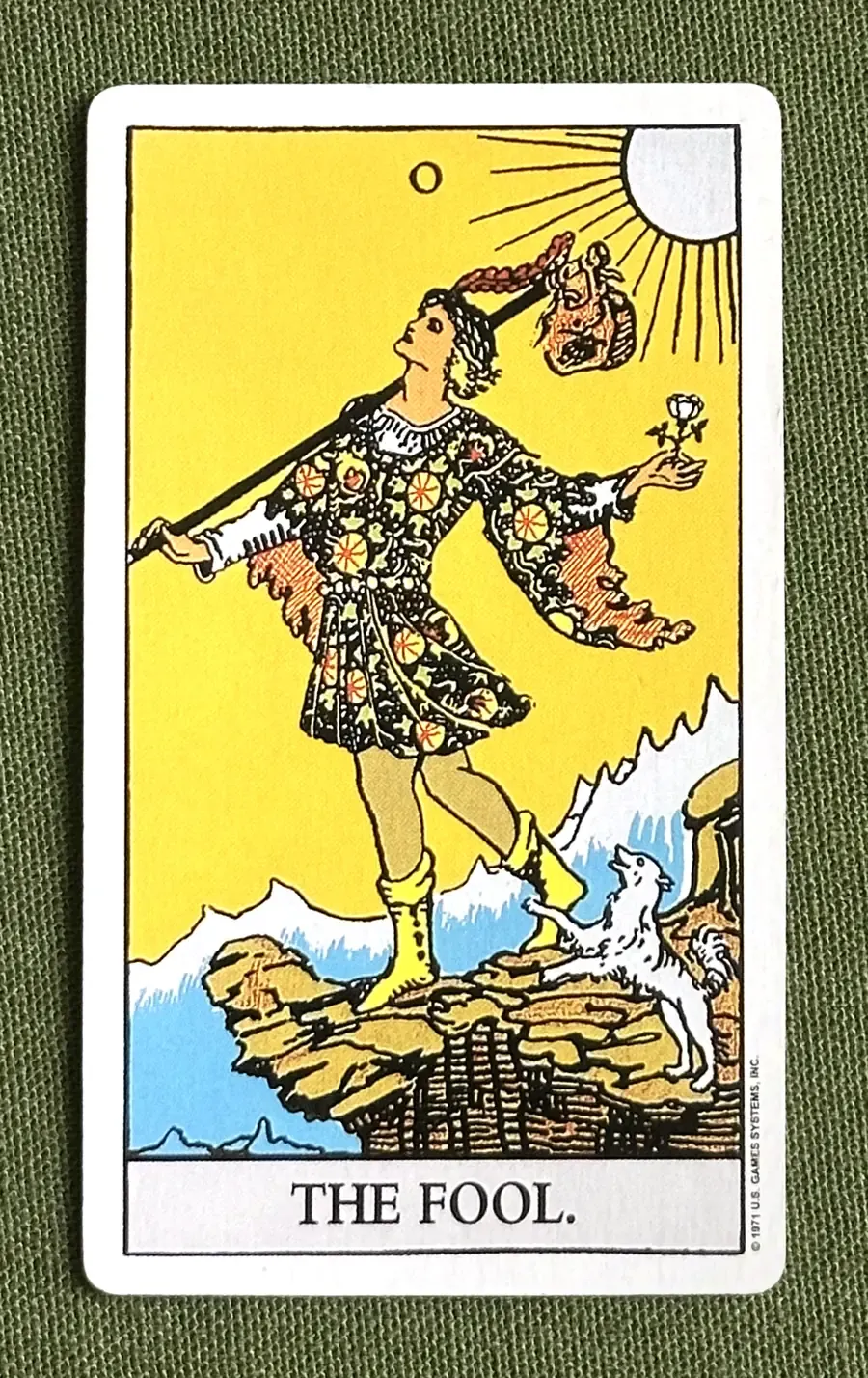 The Fool — The Fool from the Rider–Waite deck