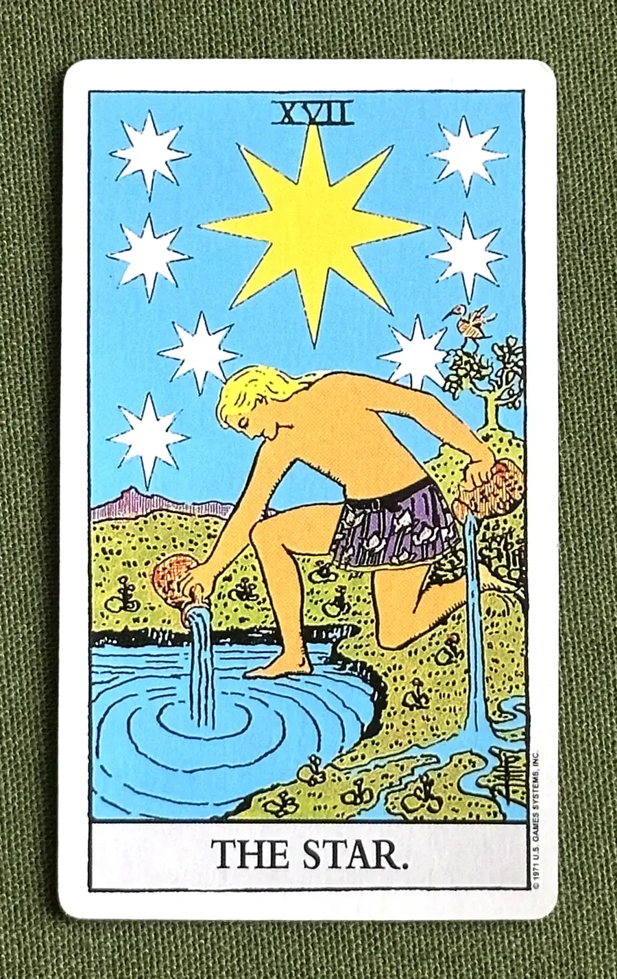 The Grail — The Star from the Rider–Waite deck