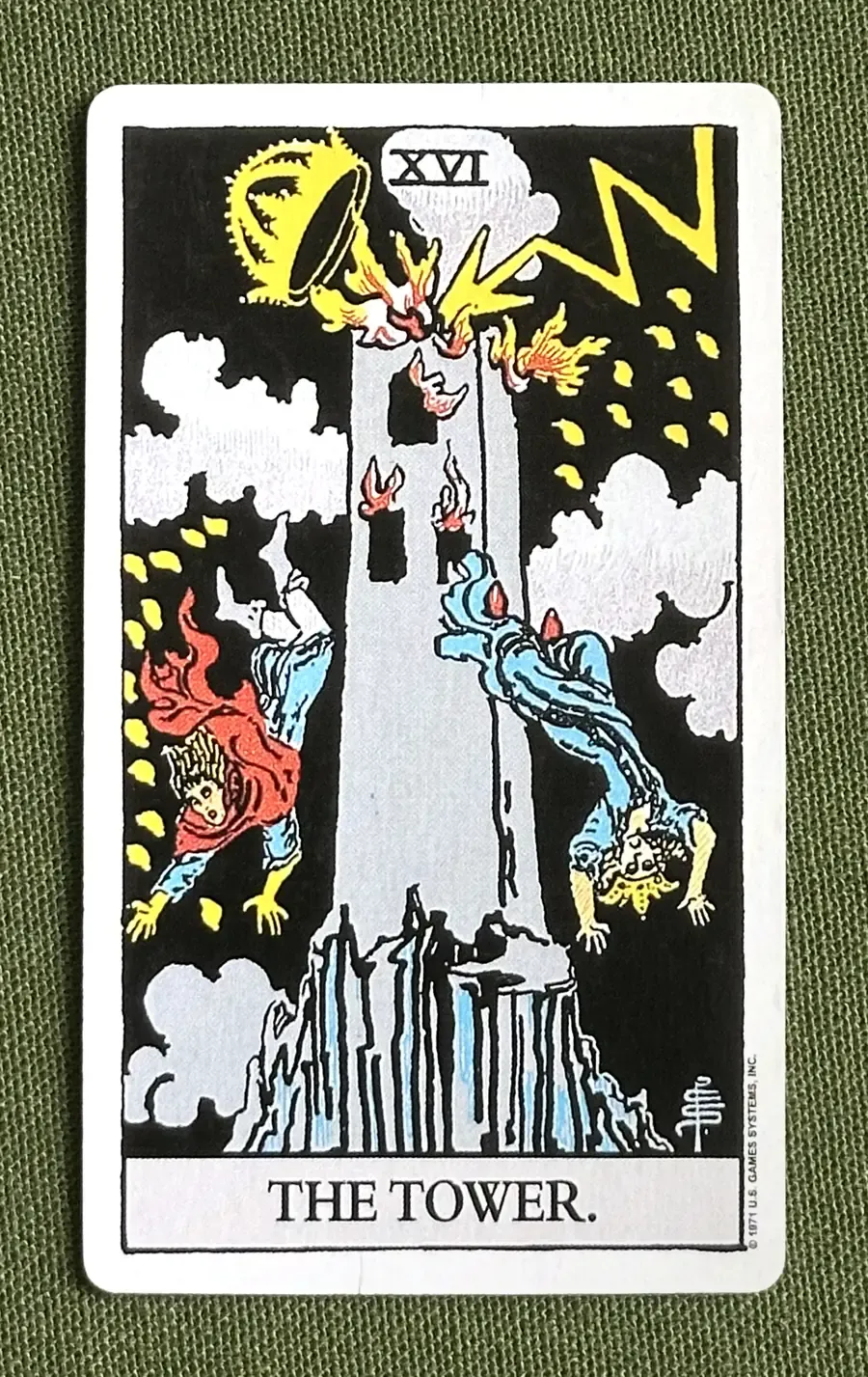 The Phoenix — The Tower from the Rider–Waite deck