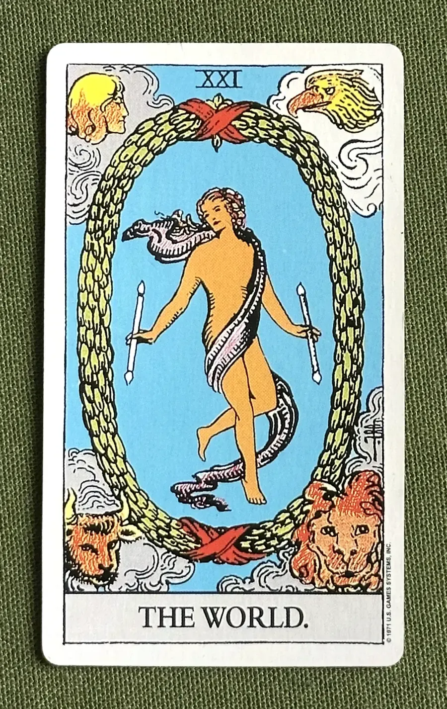 The World — The World from the Rider–Waite deck
